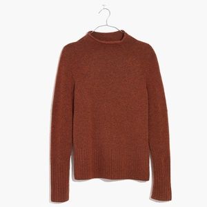 Madewell Inland Turtleneck Sweater Hther Afterglow